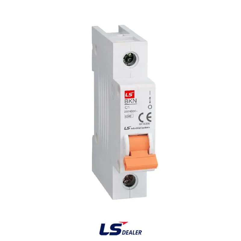 ls-miniature-bkj-la-1p-bc16a کلید مینیاتوری LS تک پل 16 آمپر 6KA منحنی B/C (موتوری-روشنایی) – سری BKJ-LA کد BKJ-LA 1P B/C16A - Image 1