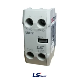 کنتاکت کمکی دو باز قابل نصب روی کنتاکتور LS مدل UA-2 (2NO) برای کنتاکتورهای 6 الی 150 LS