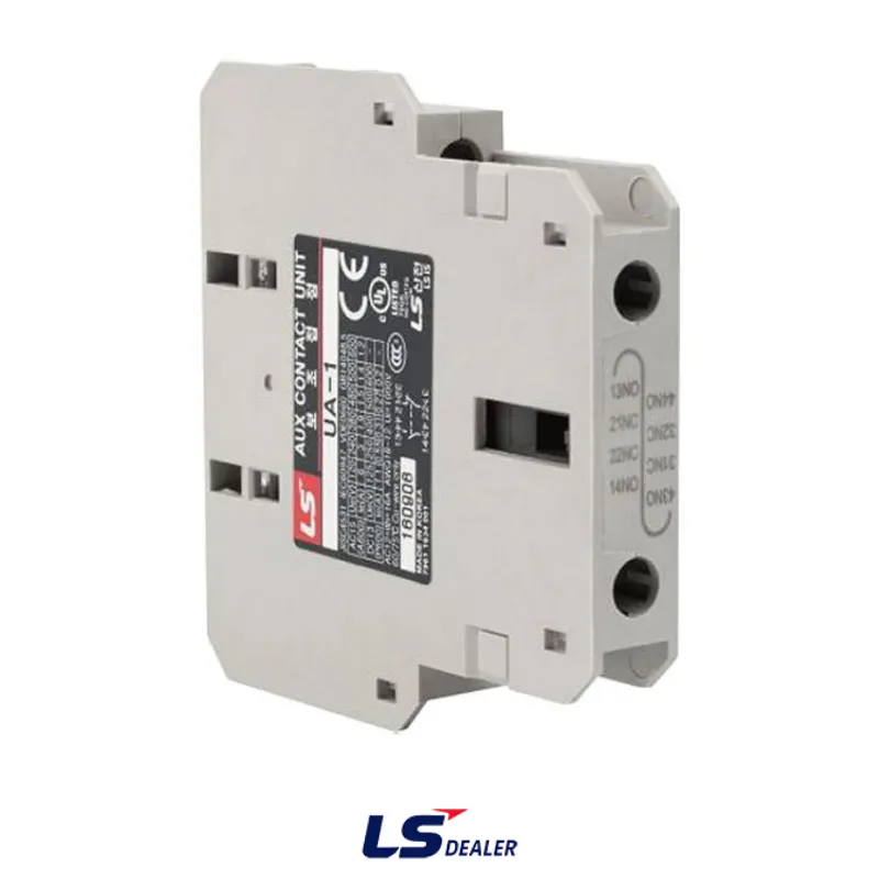 کنتاکت کمکی قابل نصب کنار کنتاکتور LS مدل UA-1 1NO1NC برای کنتاکتورهای 6 الی 150 LS کنتاکت کمکی قابل نصب کنار کنتاکتور LS مدل UA-1 1NO1NC برای کنتاکتورهای 6 الی 150 LS - Image 1