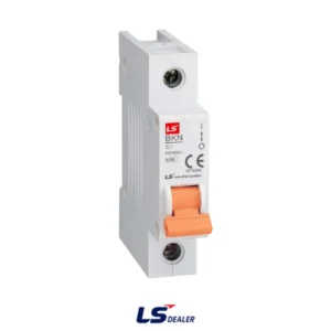 کلید مینیاتوری LS تک پل 10 آمپر 6KA منحنی BC (موتوری-روشنایی) – سری BKJ-LA کد BKJ-LA 1P BC10A
