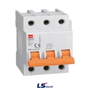کلید مینیاتوری LS سه پل 10 آمپر 6KA منحنی BC (موتوری-روشنایی) – سری BKJ-LA کد BKJ-LA 3P BC10A
