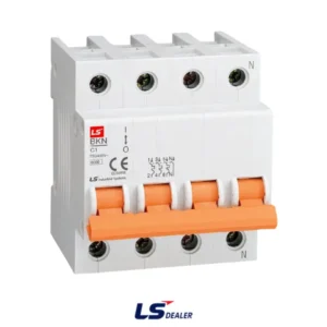 کلید مینیاتوری LS چهار پل 40 آمپر 6KA منحنی C (موتوری) – سری BKJ-LA کد BKJ-LA 4P C40A